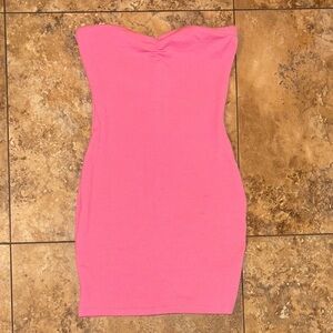 pink mini dress